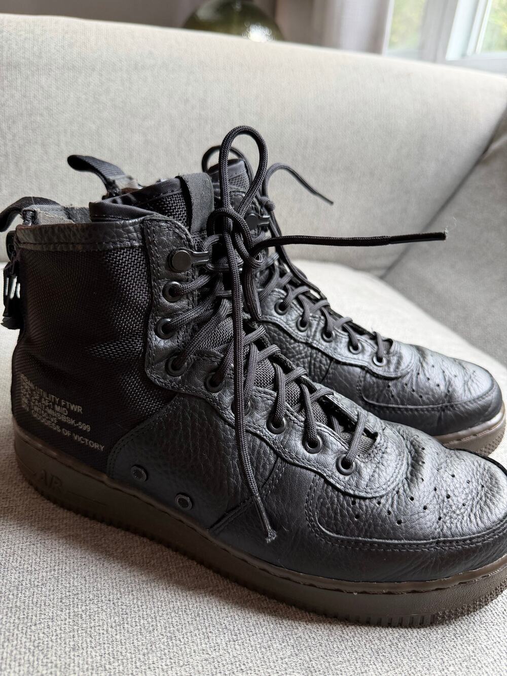 Nike Air Force 1 SF Black Men's Size 8.5 Urban Utility FTWR Y2k Street Wear